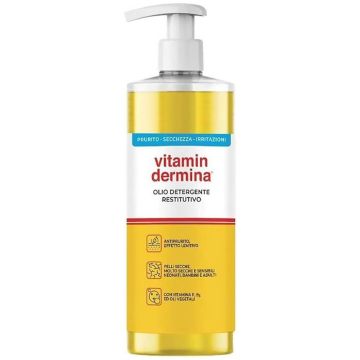 Olio Detergente 750ml | Olio bagno doccia restitutivo | VITAMINDERMINA Olio Detergente 750ml | Olio bagno doccia restitutivo | VITAMINDERMINA