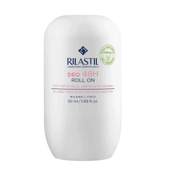 Deo 48H - Roll On Deodorante | Pelli sensibili 50ml | RILASTIL