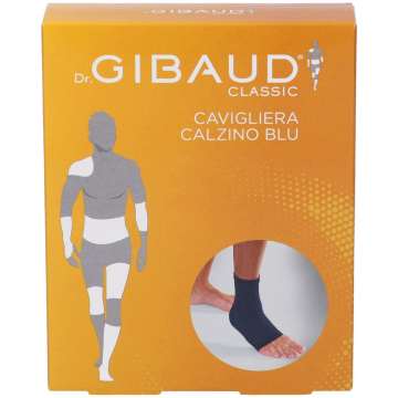 Contenzione - Cavigliera Calzino | Cotone blu - Varie taglie | DR. GIBAUD 