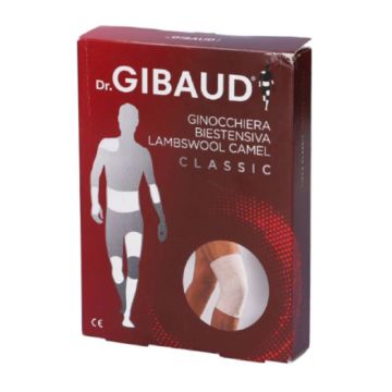 Termoterapica - Ginocchiera Biestensiva Lambswool | Camel - Varie taglie | DR.GIBAUD 