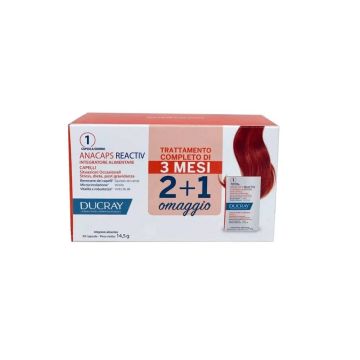 Anacaps Reactiv | Caduta occasionale Capelli 3x30cps | DUCRAY