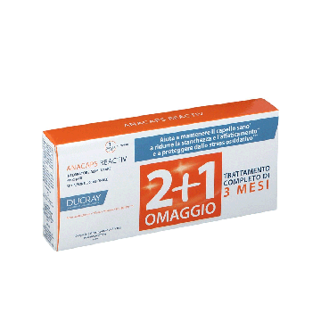 Anacaps Reactiv 2+1 | Caduta Capelli 3x30cps| DUCRAY