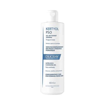 Kertyol Pso - Gel Detergente 400ml | Trattamento riequilibrante psoriasi | DUCRAY