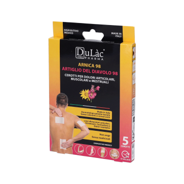 Arnica 98 e Artiglio del diavolo 98 | Cerotto 5pz | DULAC