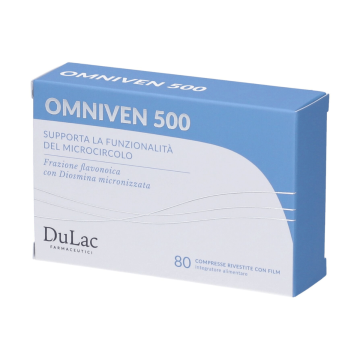 Omniven 500 Integratore | Benessere circolatorio 40 o 80 cpr | DULAC