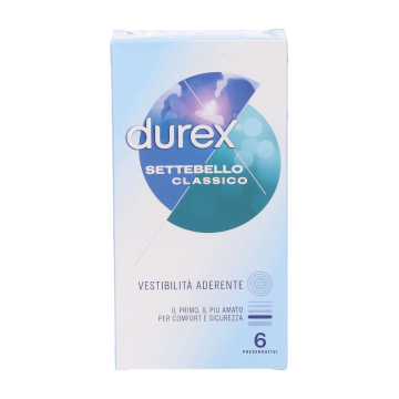 Settebello Classico 6pz | Preservativi lattice gomma naturale | DUREX
