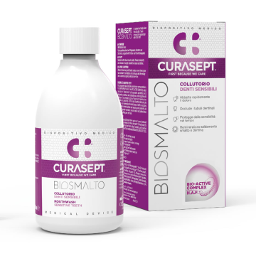 Collutorio Denti Sensibili | BIOSMALTO | CURASEPT 