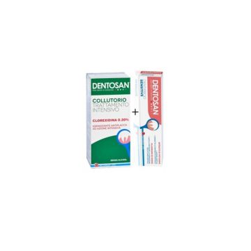 Kit - Igiene Orale completa | Collutorio Trattamento Intensivo 0,2% + dentifricio Sensitive 75 ml | DENTOSAN