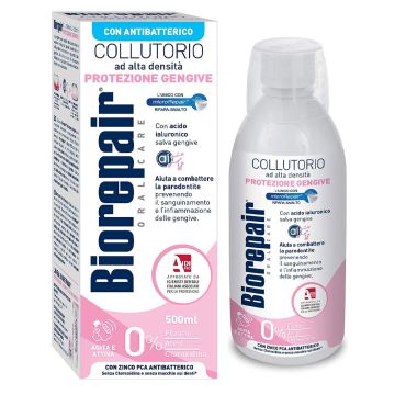 Collutorio Protezione Gengive 500 ml | Con acido ialutonico | BIOREPAIR