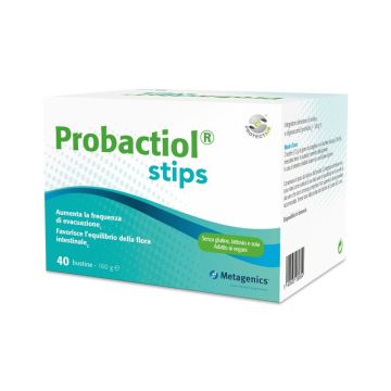 Probactiol Stips 40 bustine | Integratrore stipsi e intestino | METAGENICS