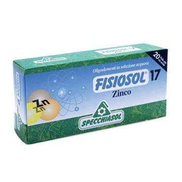 17 ZINCO | Crescita, immunità e pelle 20 Fiale | SPECCHIASOL - Fisiosol 17 ZINCO | Crescita, immunità e pelle 20 Fiale | SPECCHIASOL - Fisiosol