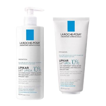 Lipikar LAIT UREA 10% 200/400 ml| Latte corpo Anti Prurito| LA ROCHE POSAY 