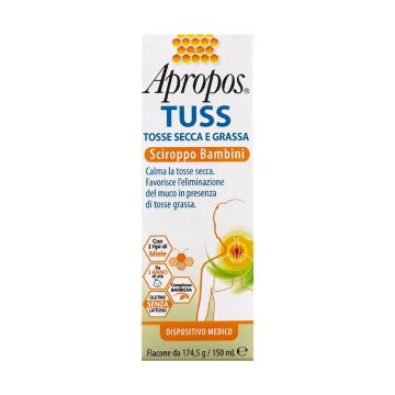 Tuss Bambini 150 ml | Sciroppo tosse secca e grassa | APROPOS