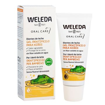 Dentifricio Bambini 50ml | Dentifricio naturale denti da latte | WELEDA