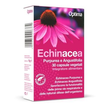 Echinacea 30cps Vegetali | integratore difese immunitarie | OPTIMA NATURALS