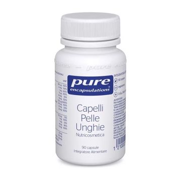 Capelli Pelle Unghie 90 capsule | Integratore di biotina e vitamina C | PURE ENCAPSULATIONS