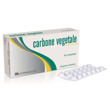 Carbone Vegetale 40cpr | MONTEFARMACO
