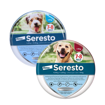 Seresto Collare Cane | Anti zecche e pulci - Varie taglie | ELANCO