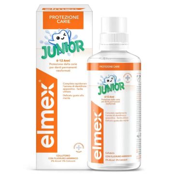 Junior Collutorio Anti-carie 400ml | 6-12 anni | ELMEX