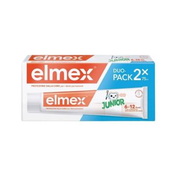 Junior Dentifricio Duopack 2x75ml | Anti-carie - 6/12 anni | ELMEX
