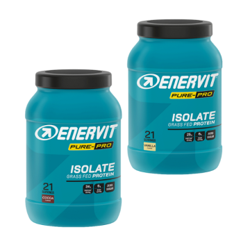 Pure Pro - Isolate Grass fed Protein | Proteine vari gusti 630g | ENERVIT 