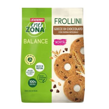 Balance - Frollini Con Gocce di Cioccolato | Biscotti integrali 250g | ENERZONA