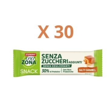 Box 30pz Snack Salty Caramel | Barretta Caramello 33g | ENERZONA
