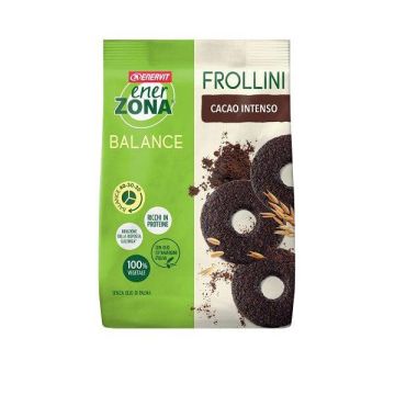 Frollini Cacao Intenso | Biscotti al Cioccolato Fondente 250g | ENERZONA