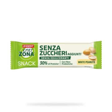 Snack - White Peanuts 33g | Senza zuccheri aggiunti | ENERZONA