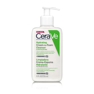 Cream to Foam Cleanser 236 ml | Detergente in schiuma idratante | CERAVE