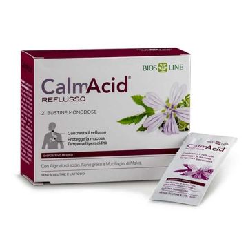 CalmAcid Reflusso 21 bust. | Integratore acidità stomaco | BIOS LINE CalmAcid Reflusso 21 bust. | Integratore acidità stomaco | BIOS LINE