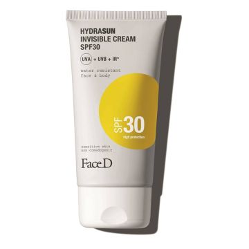 Hydrasun - Crema Solare Invisibile Spf30 | Viso corpo 150ml | FACE D