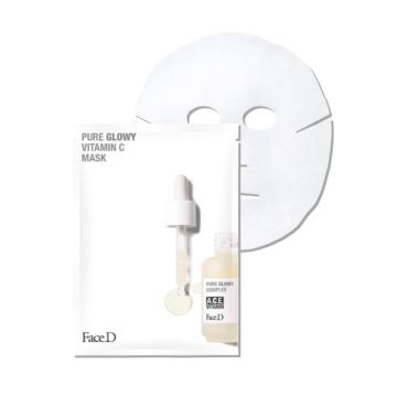 Maschera Pure Glowy 1pz | Illuminante, uniformante | FACE D
