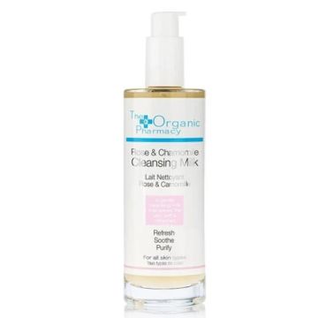 Rose & Chamomille Cleansing Milk 100 ml | Latte detergente alla rosa e camomilla | THE ORGANIC PHARMACY