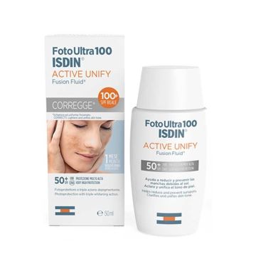 ACTIVE UNIFY SPF50+ 50 ml | Fluido Protettivo Anti macchia | ISDIN - FotoUltra