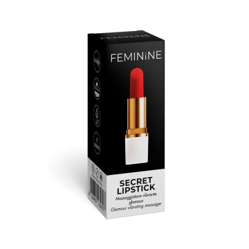 Vibrating Secret Lipstick | Massaggiatore da borsetta 9 cm | FEMININE