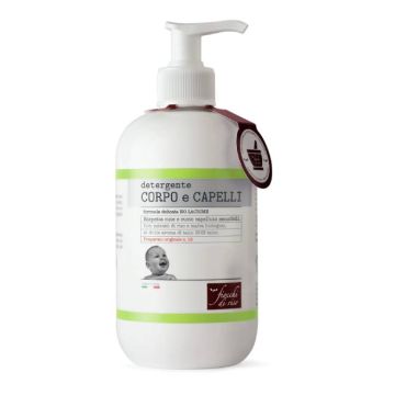 Detergente corpo E capelli 400ml | Dermo-igiene talco non talco | FIOCCHI DI RISO
