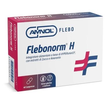 Flebonorm H 40cpr | Drenaggio liquidi corporei | AMNOL