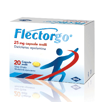FLECTORGO | 25mg Diclofenac epolamina | 20 Capsule molli