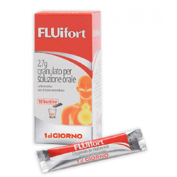 Fluifort bustine | 10 bustine di granulato per soluzione orale 2,7 g