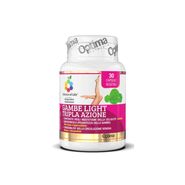 Gambe light tripla azione | Integratore microcircolo gambe | OPTIMA NATURALS