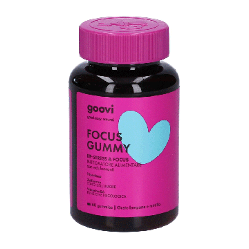 Focus Gummy 60 pastiglie| Integratore stanchezza | GOOVI by Hunziker