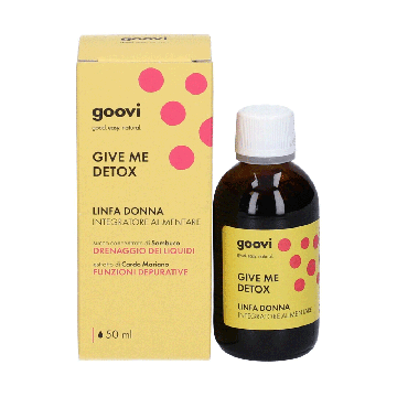 Give Me Detox 50ml | Integratore Linfa donna | GOOVI by Hunziker