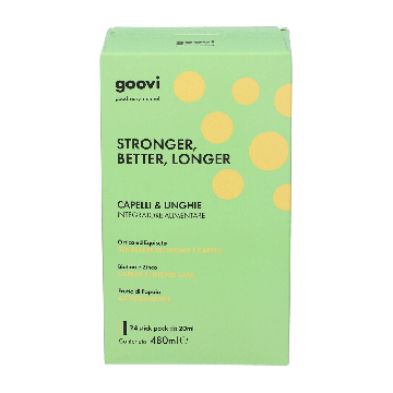 Stronger Better Longer 24 Stick | Integratore capelli&unghie | GOOVI By Hunziker