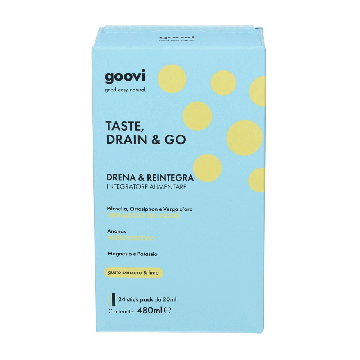 Drenante Taste Drain & Go 24 Stick | Gusto zenzero e limone | GOOVI By Hunziker