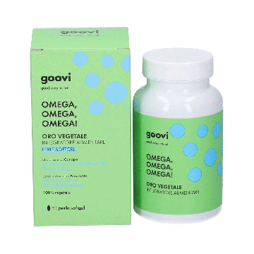 Omega Omega Omega 60 Perle | Integratore oro vegetale softgel | GOOVI by Hunziker