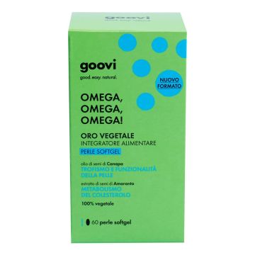 Omega Omega Omega 60 Perle | Oro vegetale softgel | GOOVI by Hunziker