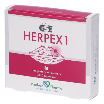 Herpex 1 30cpr | Trattamento herpes labiale | GSE