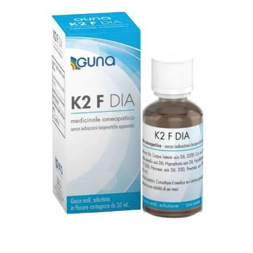 K2 F Dia Gocce 30ml | Medicinale omeopatico | GUNA