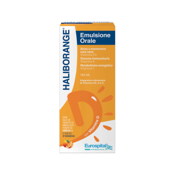 Haliborange Emulsione Orale 150 ml | Integratore difese e stanchezza | HALIBORANGE